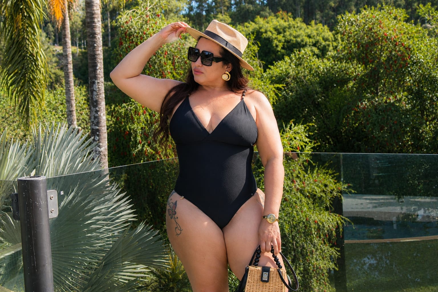 Maiô Plus Size Clássico Preto Premium - Imagem 2