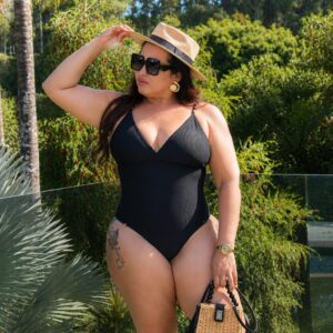 Maiô Plus Size Clássico Preto Premium